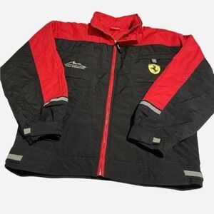 Vintage and rare Ferrari Michael Schumacher F1 racing padded jacket